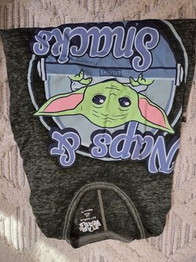 Star Wars Grogu Graphic Tee - Olive Green, Bright Green, Pink, Blue